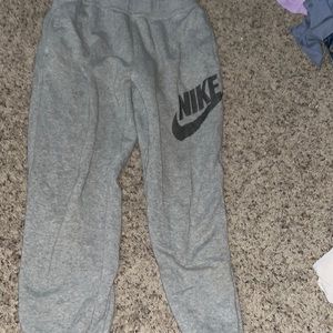 Nike joggers they are basically capri pants. Slightly worn no rips and tears.